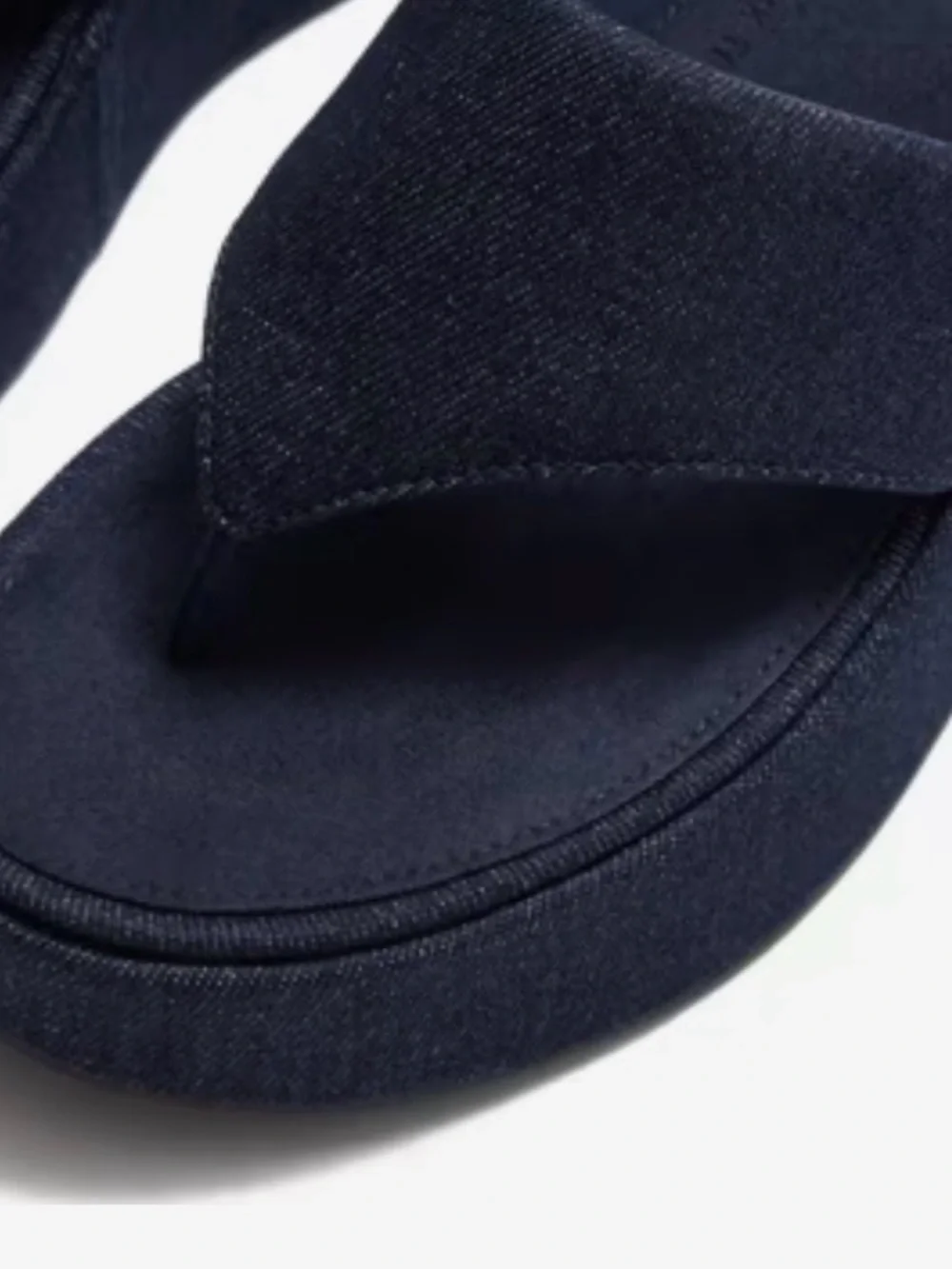 FitFlop Navy Platform Thong Sandal